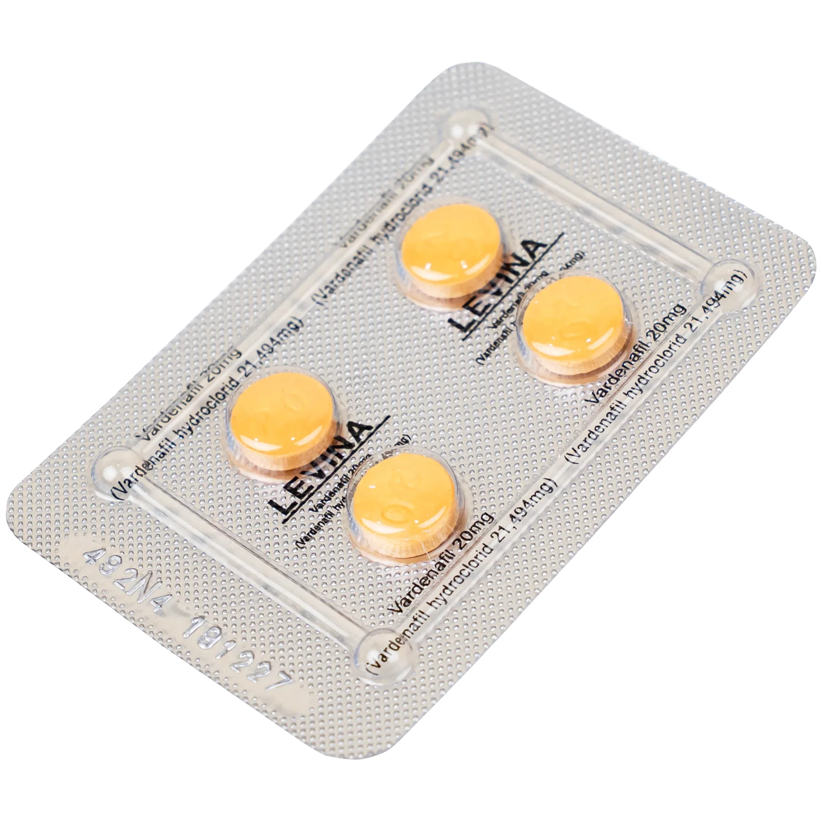 Hình ảnh Thuốc Levina 20mg Cophavina điều trị rối loạn chức năng cương dương (1 vỉ x 4 viên)