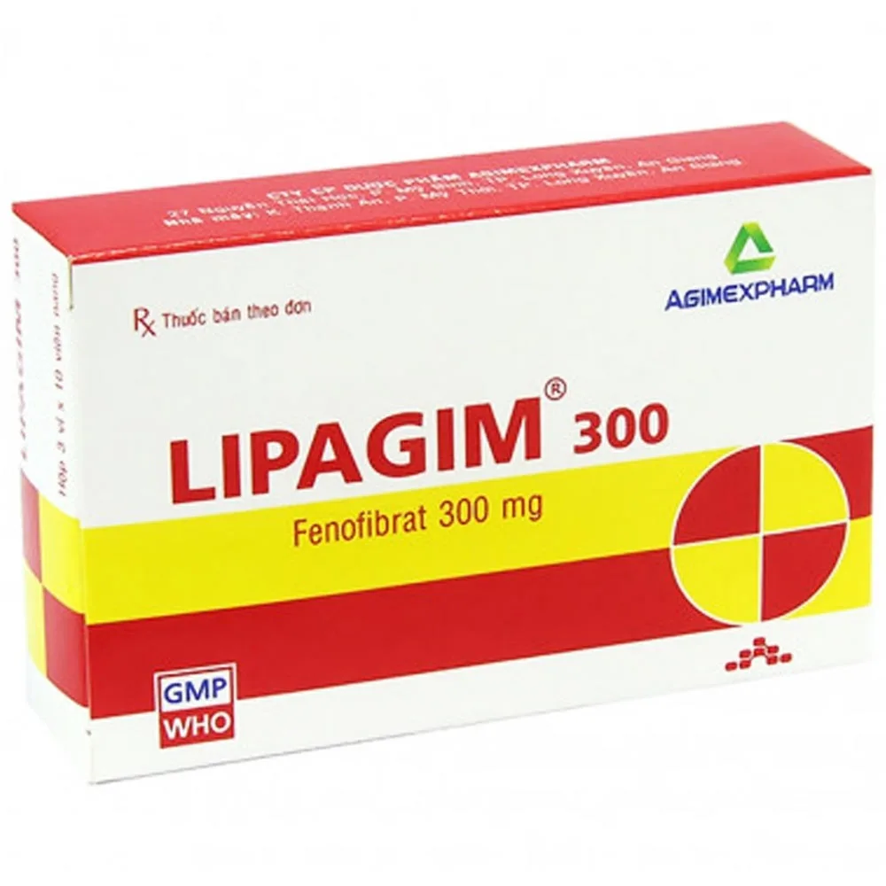 Hình ảnh Thuốc Lipagim 300 điều trị rối loạn lipoprotein huyết (3 vỉ x 10 viên)