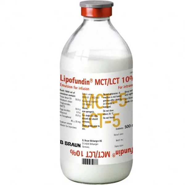 Hình ảnh Dịch truyền Lipofundin MCT/LCT 10% B.Braun cung cấp năng lượng, chất béo (500ml)