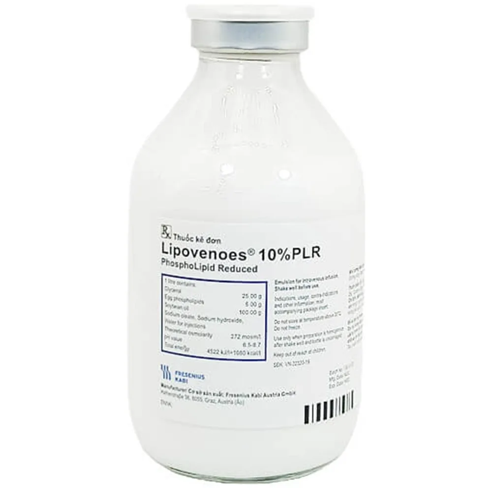 Hình ảnh Dịch truyền Lipovenoes 10% PLR Fresenius Kabi cung cấp các axit béo thiết yếu (250ml)