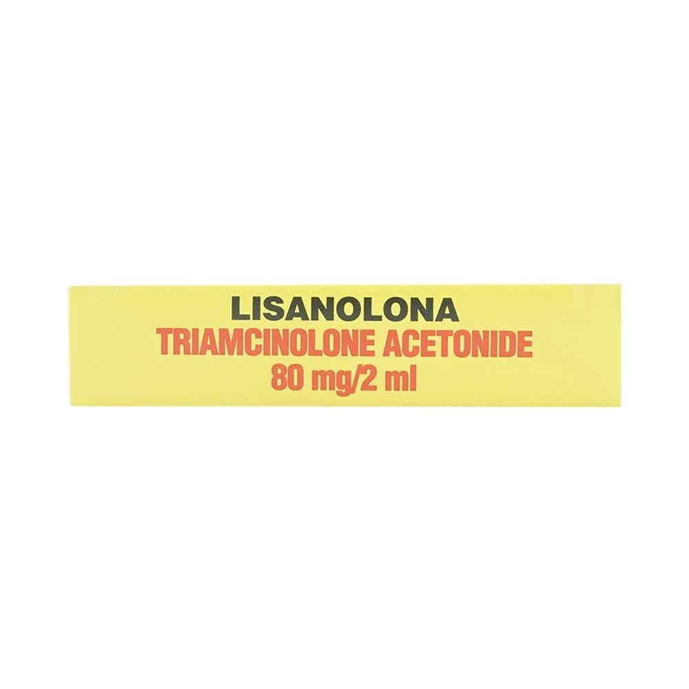 Hình ảnh Thuốc tiêm Lisanolona 80mg/2ml Lisapharma điều trị dị ứng, hen suyễn, viêm mũi dị ứng (5 ống)