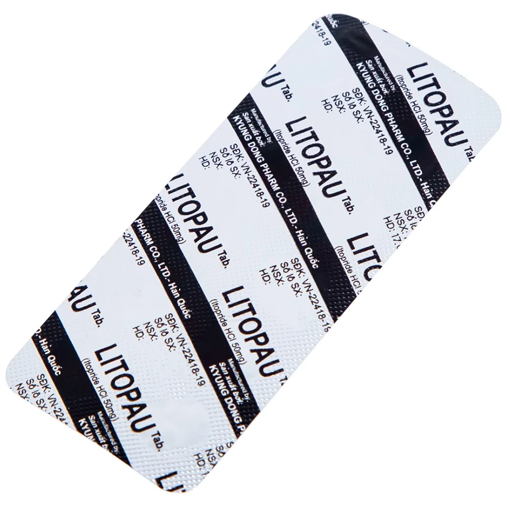 Hình ảnh Thuốc Litopau Tab điều trị các triệu chứng viêm dạ dày mãn tính (3 vỉ x 10 viên)