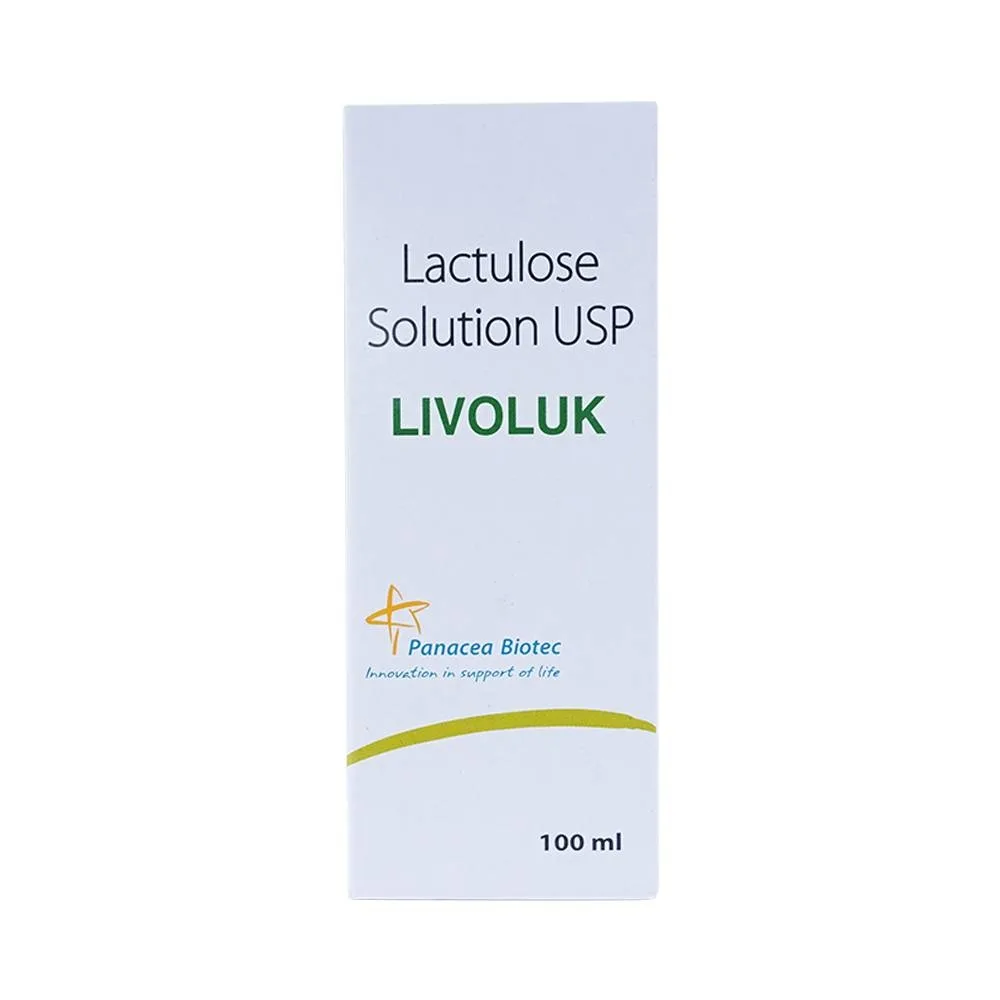 Hình ảnh Thuốc Livoluk Pancea Biotec điều trị táo bón, phòng ngừa bệnh não go gan (100 ml)