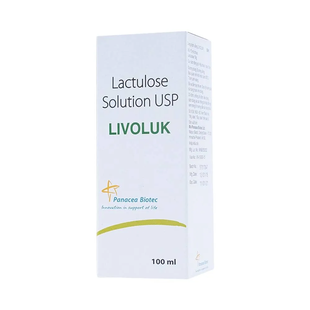 Hình ảnh Thuốc Livoluk Pancea Biotec điều trị táo bón, phòng ngừa bệnh não go gan (100 ml)
