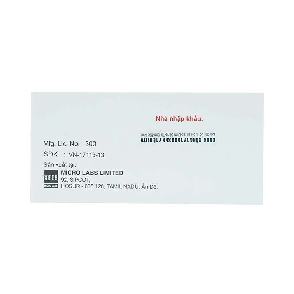 Hình ảnh Viên nén Livorax-4 Micro giảm đau và chống viêm xương khớp (10 vỉ x 10 viên)