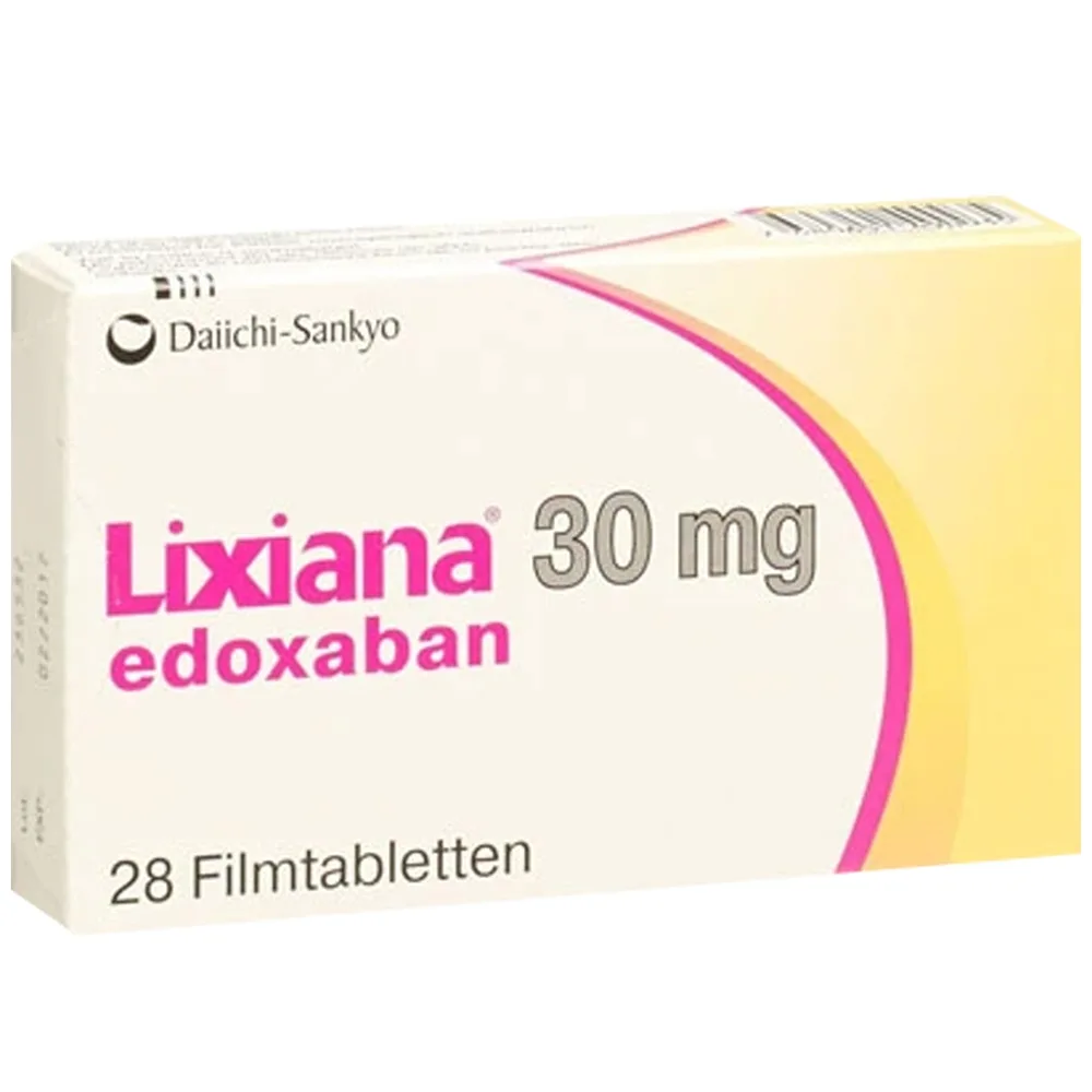 Hình ảnh Thuốc Lixiana 30mg Daiichi điều trị thuyên tắc mạch máu và phòng ngừa đột quỵ (2 vỉ x 14 viên)