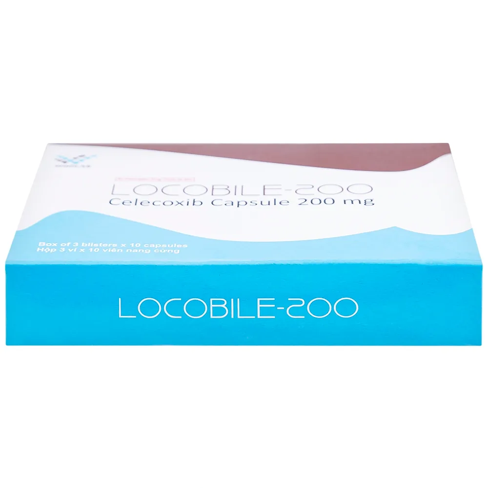 Hình ảnh Viên nang cứng Locobile-200 Windlas Biotech điều trị thoái hóa khớp, viêm khớp dạng thấp (3 vỉ x 10 viên)