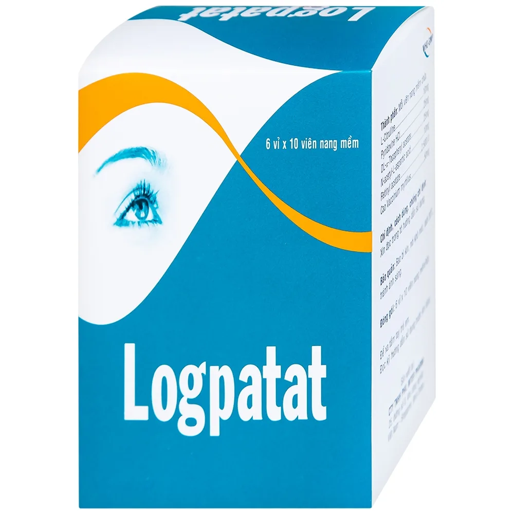 Hình ảnh Viên nang mềm Logpatat Phil Inter hỗ trợ điều trị bệnh lý về mắt, cận thị, quáng gà (6 vỉ x 10 viên)