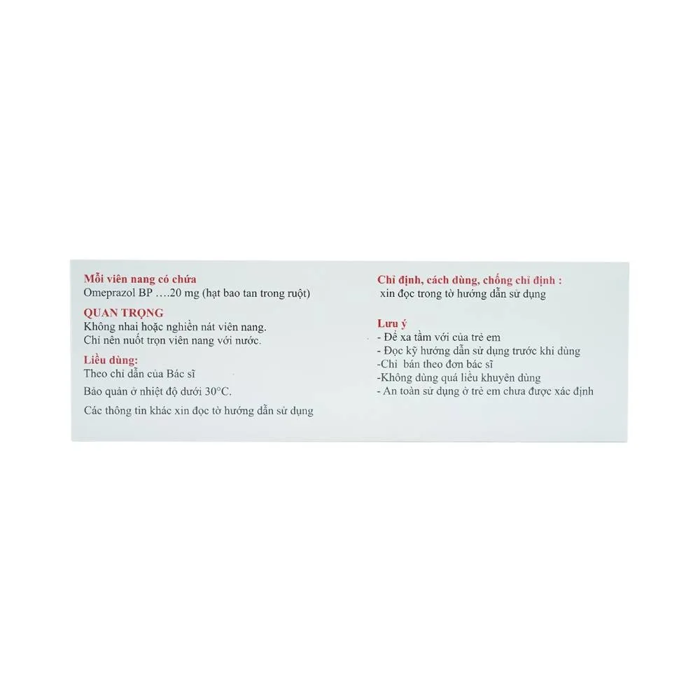 Hình ảnh Thuốc Lomac-20 Cipla điều trị viêm loét dạ dày - tá tràng, trào ngược thực quản (10 vỉ x 10 viên)