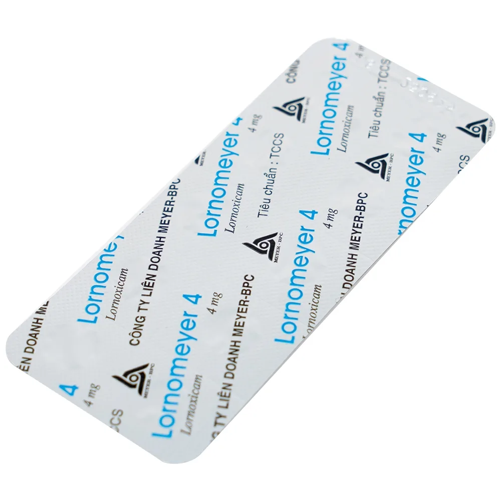 Hình ảnh Thuốc Lornomeyer 4 Meyer giảm đau, kháng viêm xương khớp (3 vỉ x 10 viên)
