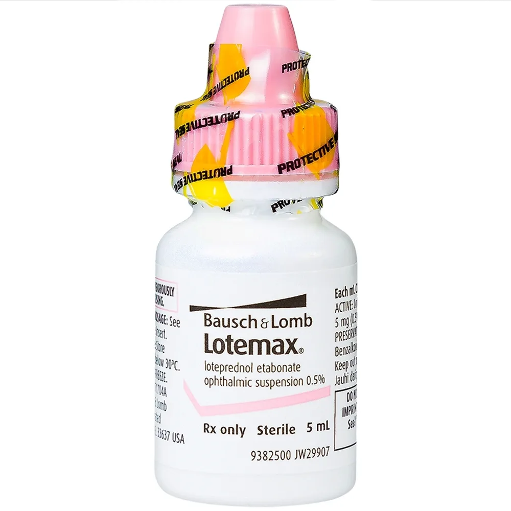 Hình ảnh Thuốc nhỏ mắt Lotemax 0.5% Bausch & Lomb điều trị viêm kết mạc mí mắt, nhãn cầu (5ml)