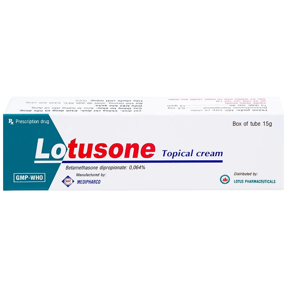 Hình ảnh Kem bôi da Lotusone Medipharco điều trị eczema dị ứng, viêm da (15g)