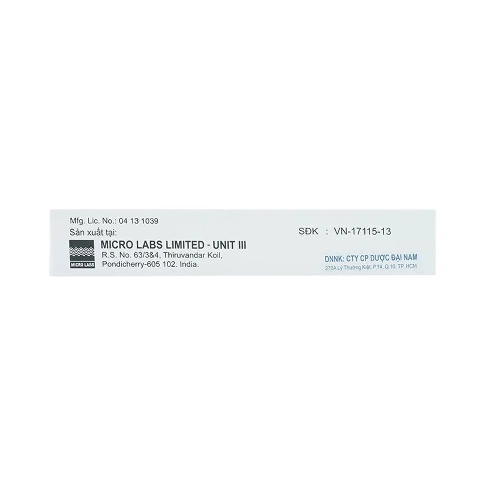 Hình ảnh Thuốc Lowlip 40 Micro điều trị tăng huyết áp từ nhẹ đến vừa (3 vỉ x 10 viên)