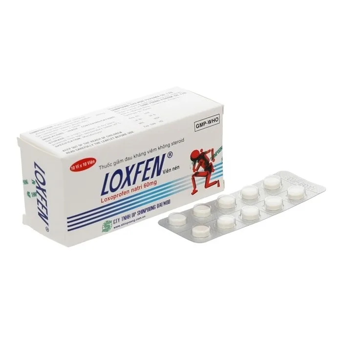 Hình ảnh Thuốc Loxfen 60mg Shinpoong Deawoo giảm đau kháng viêm không steroid (10 vỉ x 10 viên)