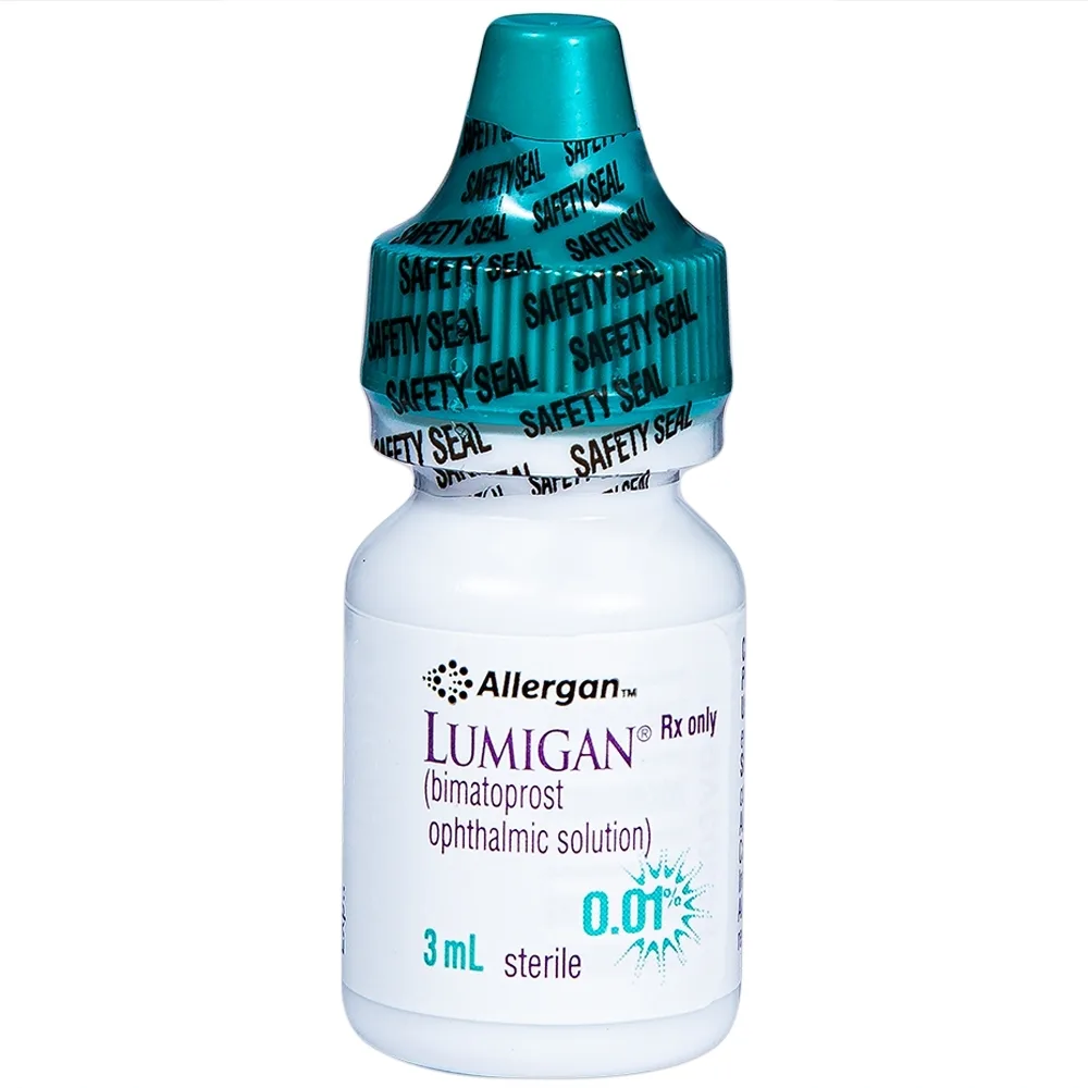 Hình ảnh Thuốc nhỏ mắt Lumigan 0.01% Allergan giảm tăng áp suất nội nhãn (3ml)