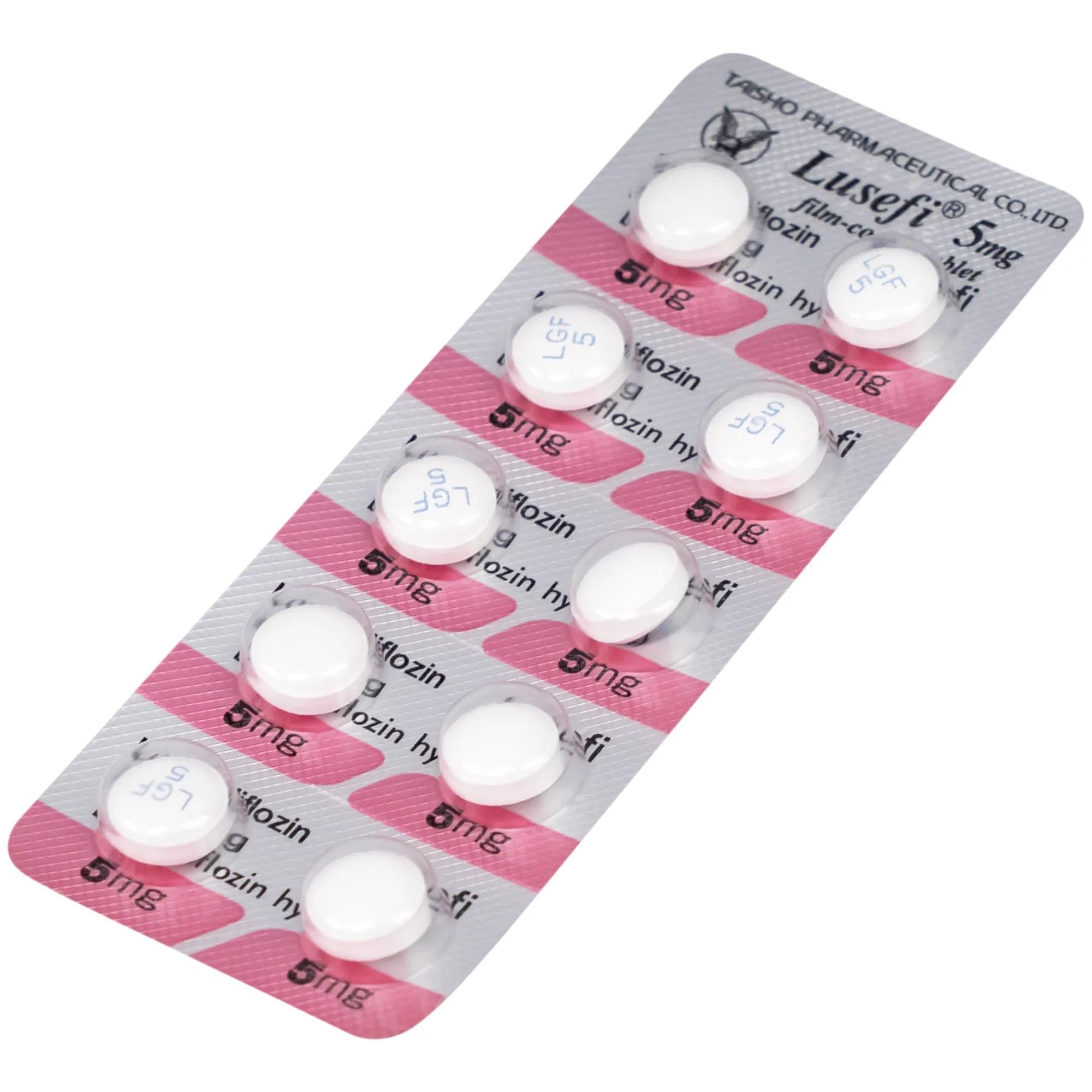 Hình ảnh Thuốc Lusefi 5mg Taisho điều trị bệnh đái tháo đường tuýp 2, cải thiện việc kiểm soát đường huyết (10 vỉ x 10 viên)