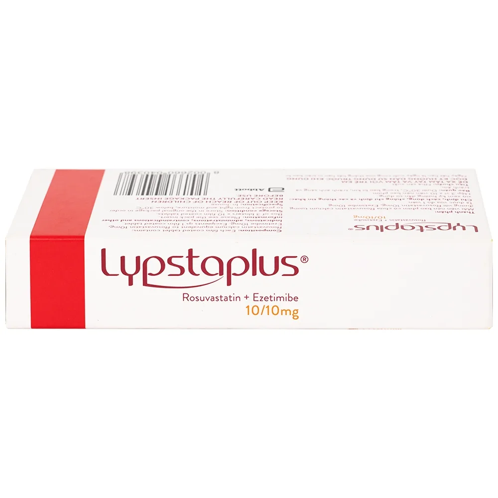 Hình ảnh Viên nén Lypstaplus 10/10mg Abbott điều trị tăng cholesterol máu nguyên phát (3 vỉ x 10 viên)