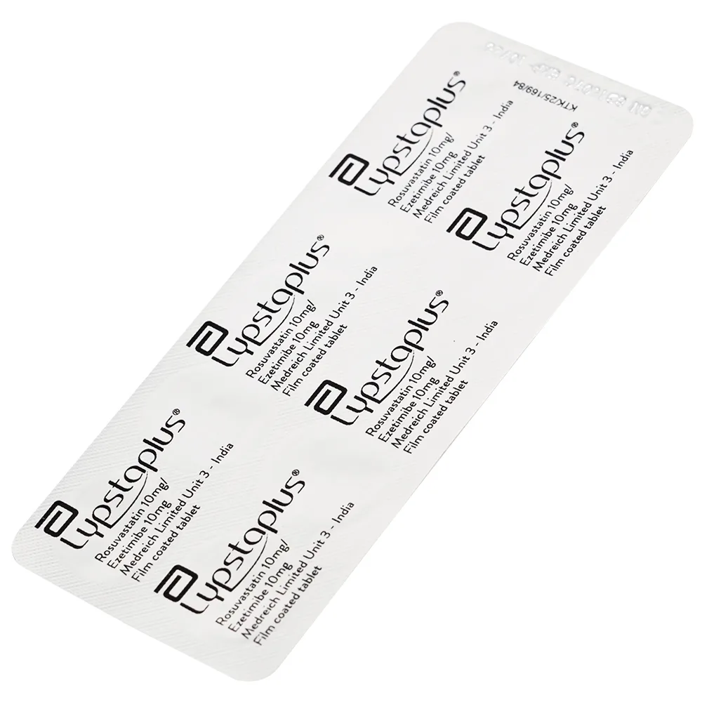 Hình ảnh Viên nén Lypstaplus 10/10mg Abbott điều trị tăng cholesterol máu nguyên phát (3 vỉ x 10 viên)