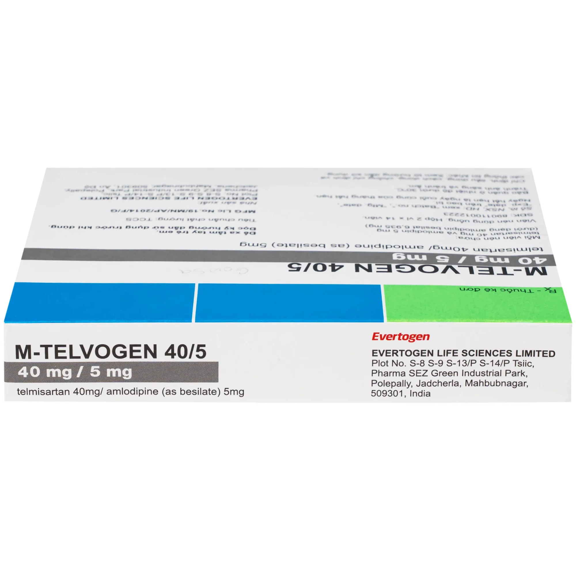 Hình ảnh Thuốc M-Telvogen 40/5mg Evertogen điều trị tăng huyết áp (2 vỉ x 14 viên)