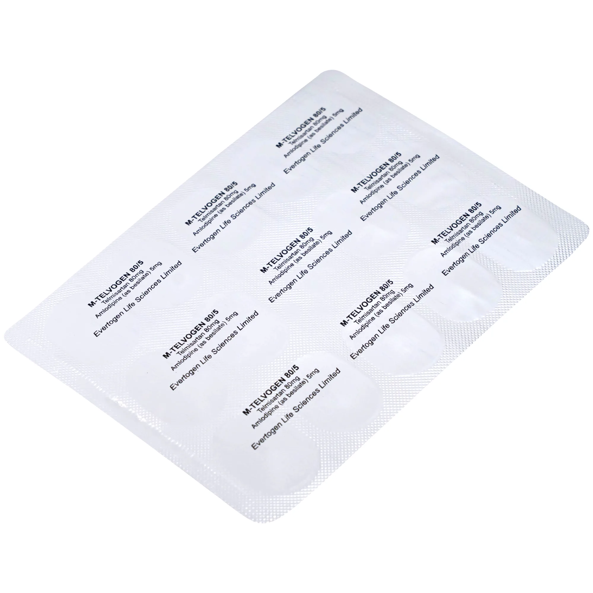 Hình ảnh Thuốc M-Telvogen 80/5mg Evertogen điều trị tăng huyết áp đơn độc hoặc kết hợp với thuốc khác (2 vỉ x 14 viên)