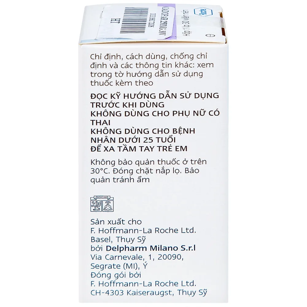 Hình ảnh Viên nén Madopar Levodopa And Benserazide 250 Roche điều trị bệnh Parkinson vô căn (30 viên)