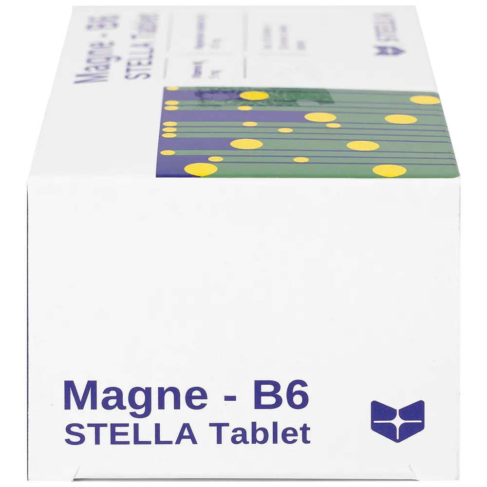 Hình ảnh Thuốc Magne - B6 Stella điều trị hạ magnesium huyết nặng (5 vỉ x 10 viên)