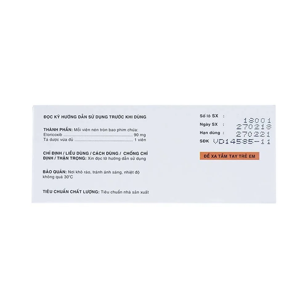 Hình ảnh Thuốc Magrax 90mg DaviPharm điều trị viêm đa khớp dạng thấp (10 vỉ x 10 viên)