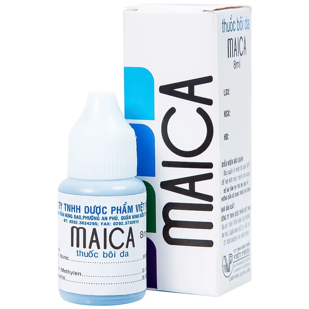 Hình ảnh Thuốc bôi da Maica Việt Phúc giảm đau, giảm khó chịu khi da nứt nẻ, nổi ban (8ml)