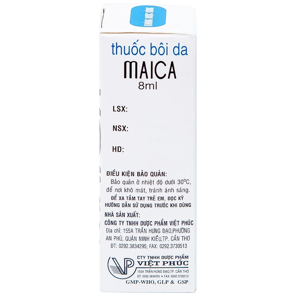 Hình ảnh Thuốc bôi da Maica Việt Phúc giảm đau, giảm khó chịu khi da nứt nẻ, nổi ban (8ml)