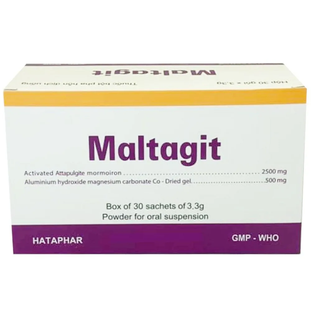 Hình ảnh Bột pha uống Maltagit điều trị triệu chứng đau thực quản - dạ dày, tá tràng (30 gói)