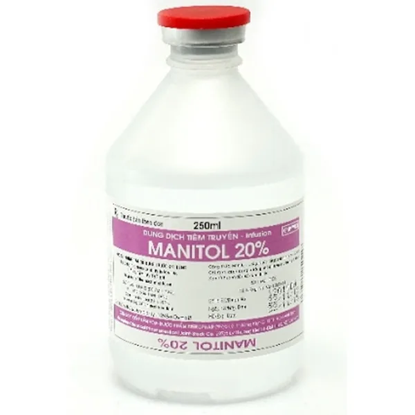 Hình ảnh Dịch truyền Mannitol 20% Fresenius Kab phòng hoại tử thận cấp do hạ huyết áp, thiểu niệu sau mổ (250ml)