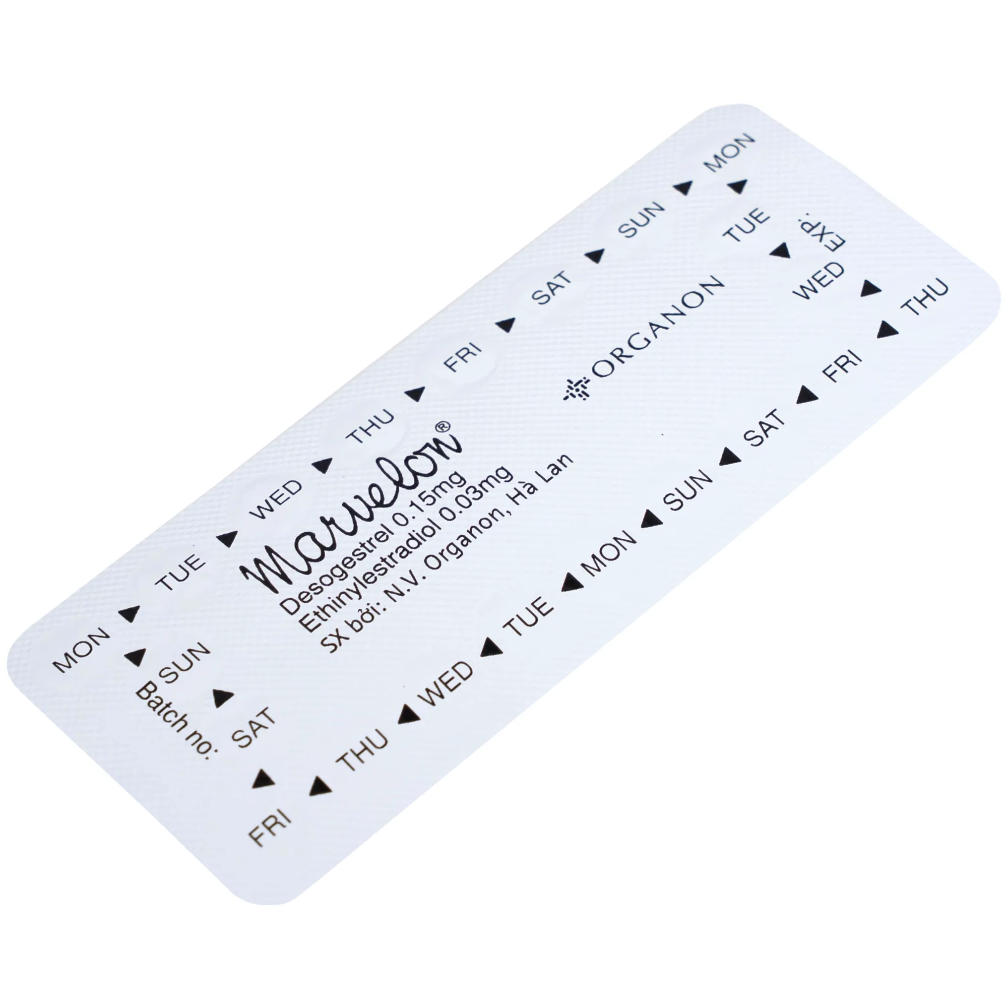 Hình ảnh Thuốc tránh thai Marvelon Organon (21 viên)