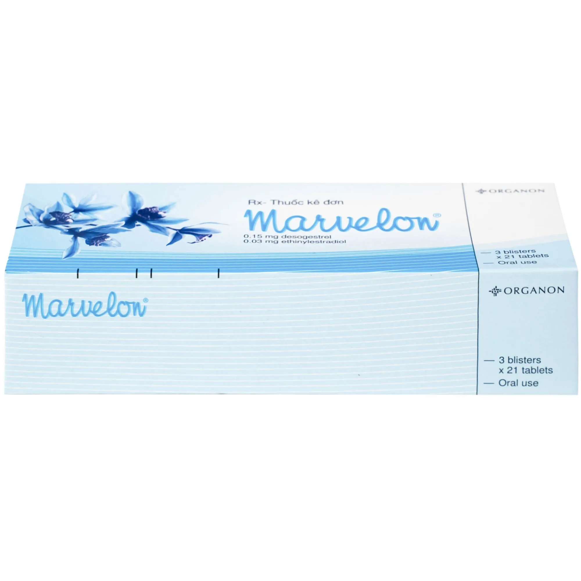 Hình ảnh Thuốc tránh thai Marvelon Organon (3 vỉ x 21 viên)