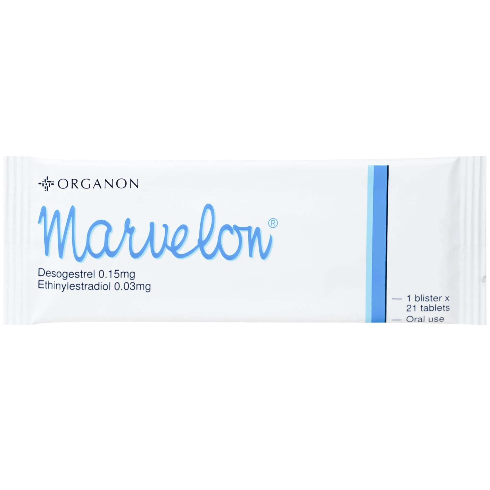 Hình ảnh Thuốc tránh thai Marvelon Organon (3 vỉ x 21 viên)