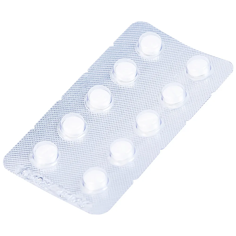 Hình ảnh Viên nén Medi-Levosulpirid 50 Medisun điều trị tâm thần phân liệt, rối loạn tiêu hóa (3 vỉ x 10 viên)