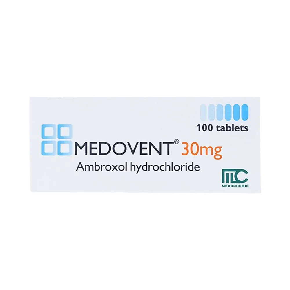 Hình ảnh Viên nén Medovent 30mg Medochemie điều trị bệnh phế quản phổi cấp, mạn tính (10 vỉ x 10 viên)