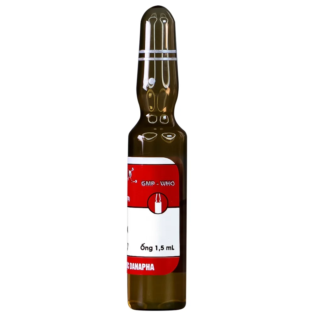 Hình ảnh Dung dịch tiêm Meloxicam 15mg/1.5ml Danapha điều trị đau viêm xương khớp (10 ống)