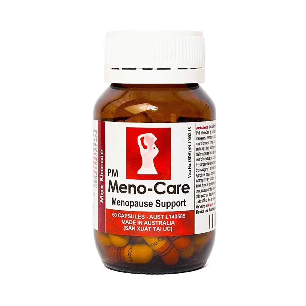 Hình ảnh Viên nang cứng PM Meno-Care Probiotec Pharma điều trị rối loạn chu kỳ hành kinh (60 viên)