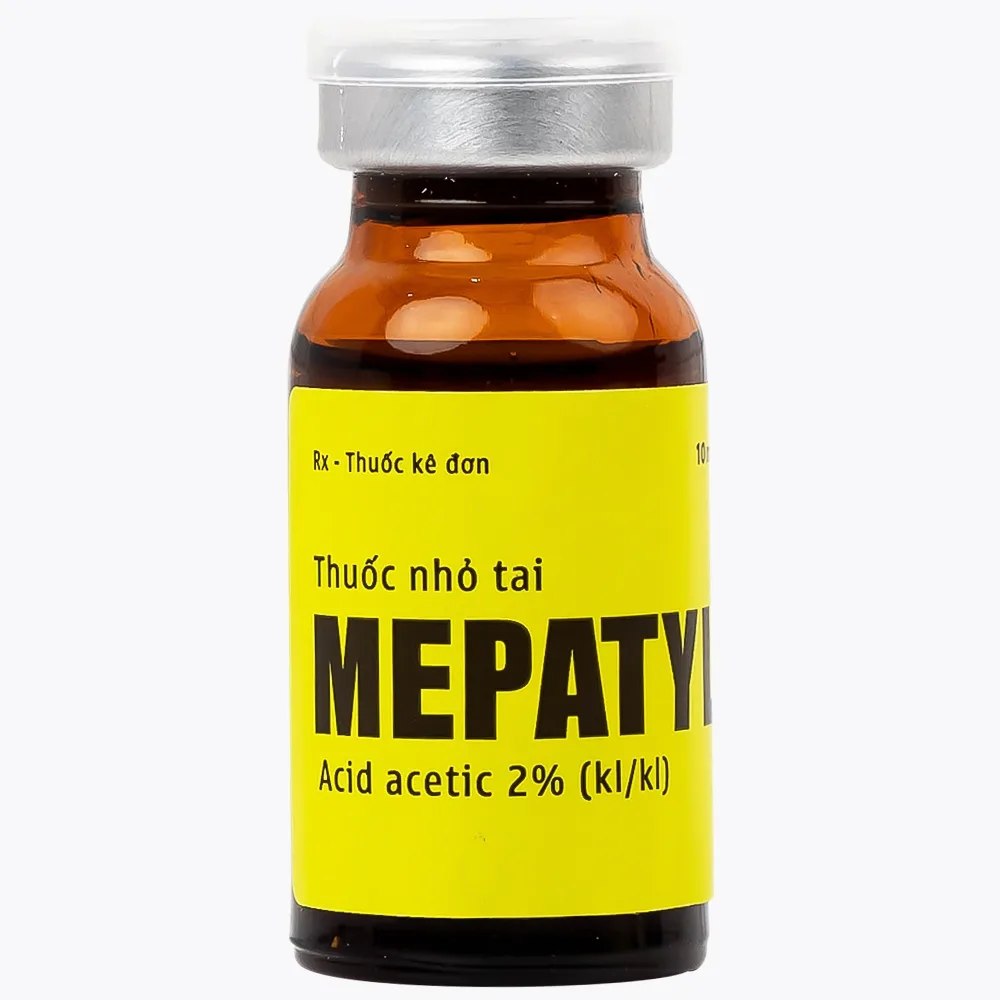 Hình ảnh Thuốc nhỏ tai Mepatyl 10ml Merap điều trị nhiễm khuẩn của ống tai ngoài