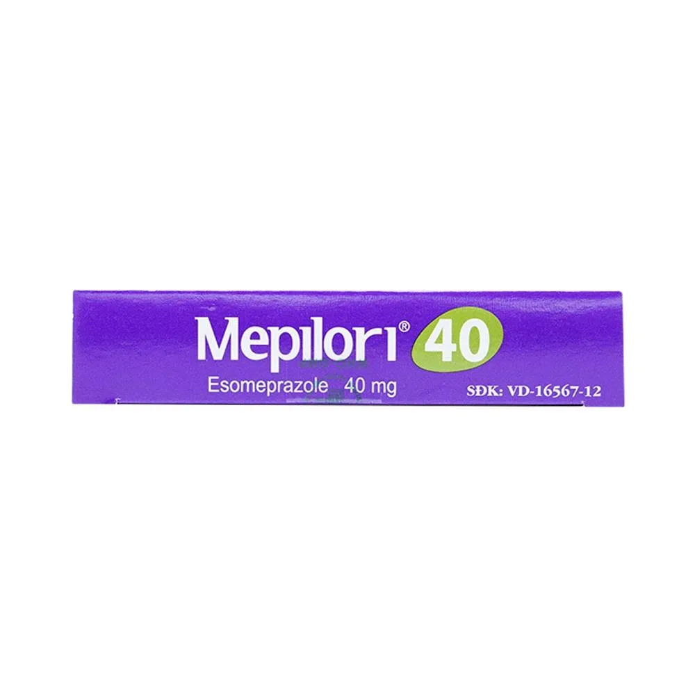 Hình ảnh Viên nang cứng Mepilori 40 OPC điều trị bệnh trào ngược dạ dày, loét dạ dày tá tràng (2 vỉ x 7 viên)