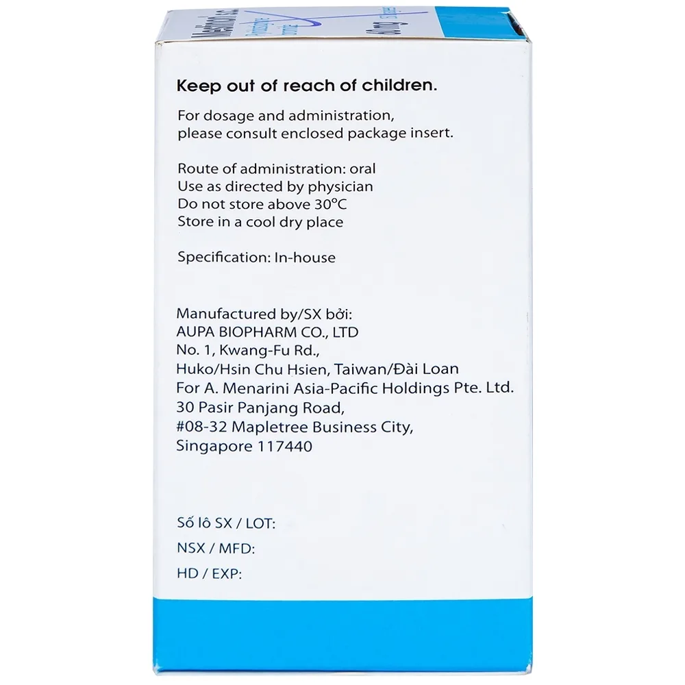 Hình ảnh Viên nén Mestinon S.C. 60mg Menarini điều trị nhược cơ,  tắc ruột do liệt ruột và bí tiểu sau phẫu thuật (150 viên)