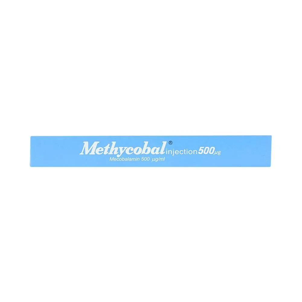 Hình ảnh Dung dịch tiêm Methycobal Injection 500µg Eisai điều trị bệnh lý thần kinh ngoại biên và thiếu máu (10 ống x 1ml)
