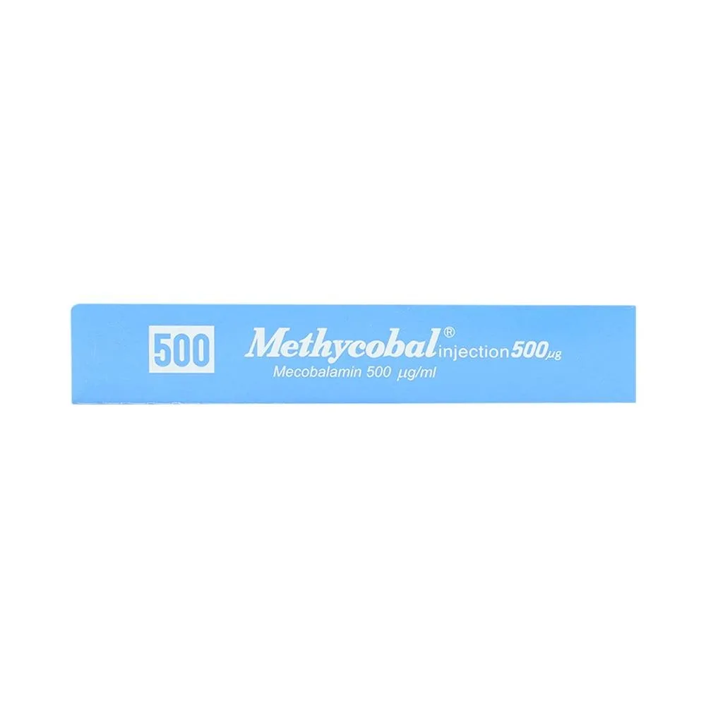 Hình ảnh Dung dịch tiêm Methycobal Injection 500µg Eisai điều trị bệnh lý thần kinh ngoại biên và thiếu máu (10 ống x 1ml)