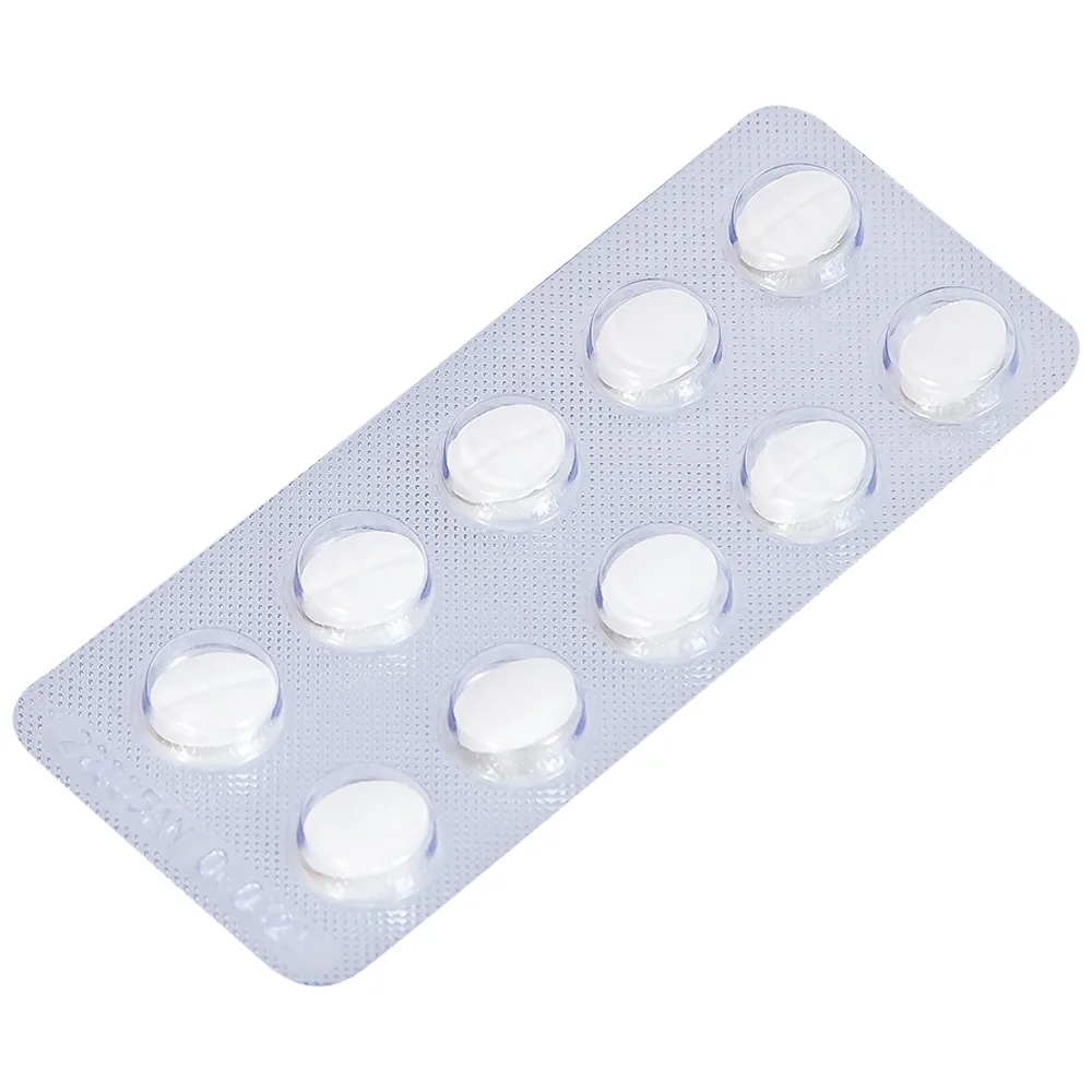 Hình ảnh Thuốc Methylprednisolone MKP 16mg Mekophar kháng viêm, điều trị rối loạn nội tiết, viêm khớp (10 vỉ x 10 viên)