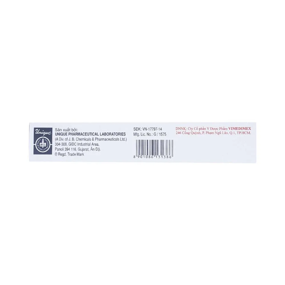 Hình ảnh Gel bôi nha khoa Metrogyl Denta Unique Pharma điều trị các bệnh nha chu mãn tính (20g)