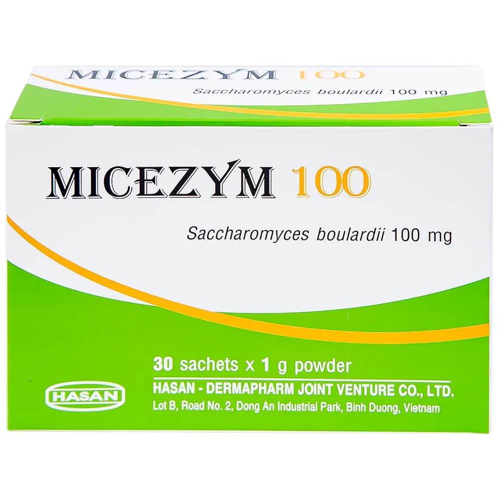 Hình ảnh Thuốc bột Micezym 100 Hasan phòng ngừa và điều trị tiêu chảy (30 gói x 1g))