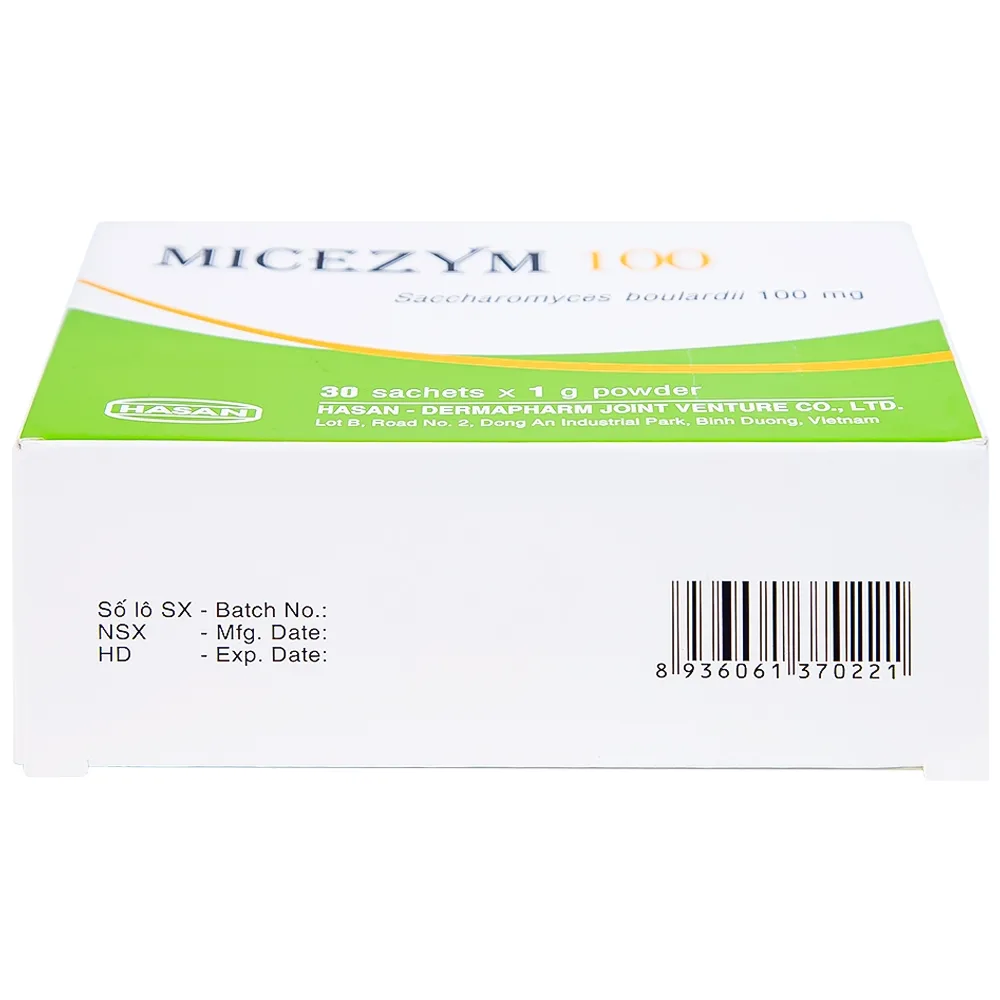 Hình ảnh Thuốc bột Micezym 100 Hasan phòng ngừa và điều trị tiêu chảy (30 gói x 1g))
