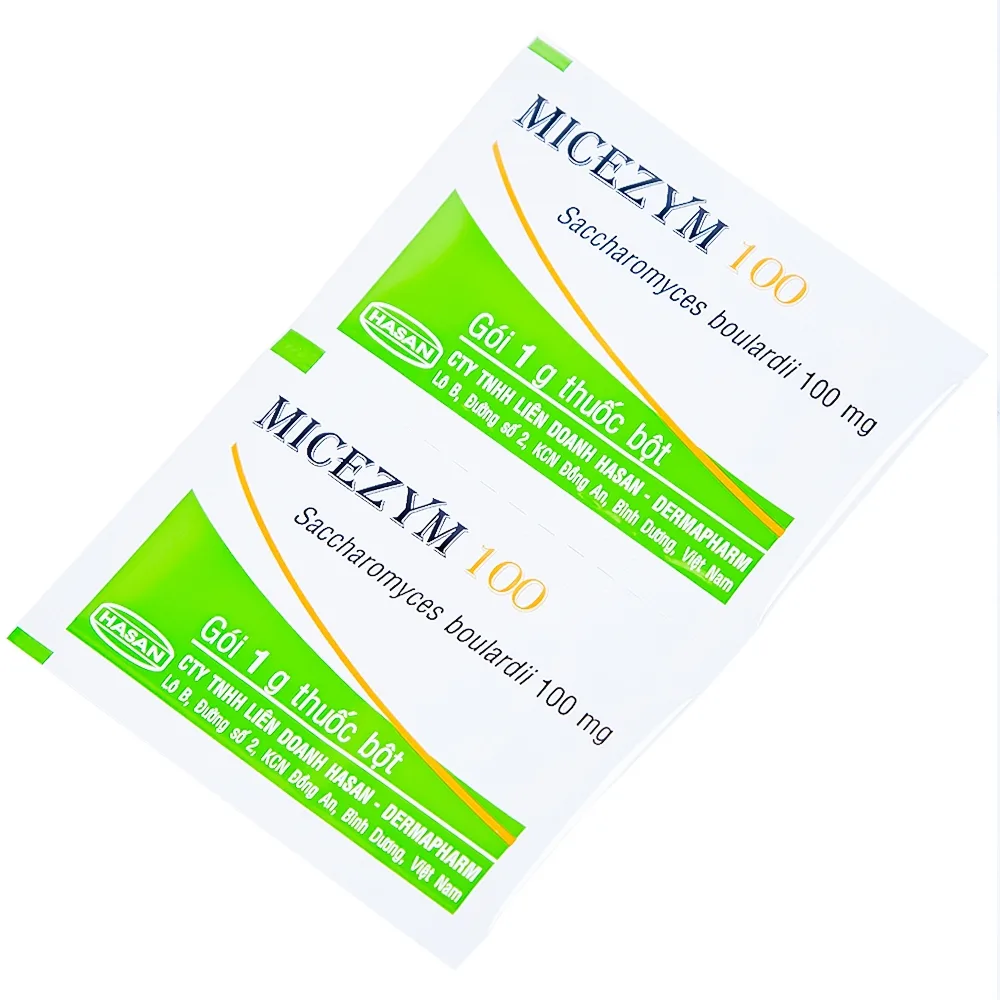 Hình ảnh Thuốc bột Micezym 100 Hasan phòng ngừa và điều trị tiêu chảy (30 gói x 1g))