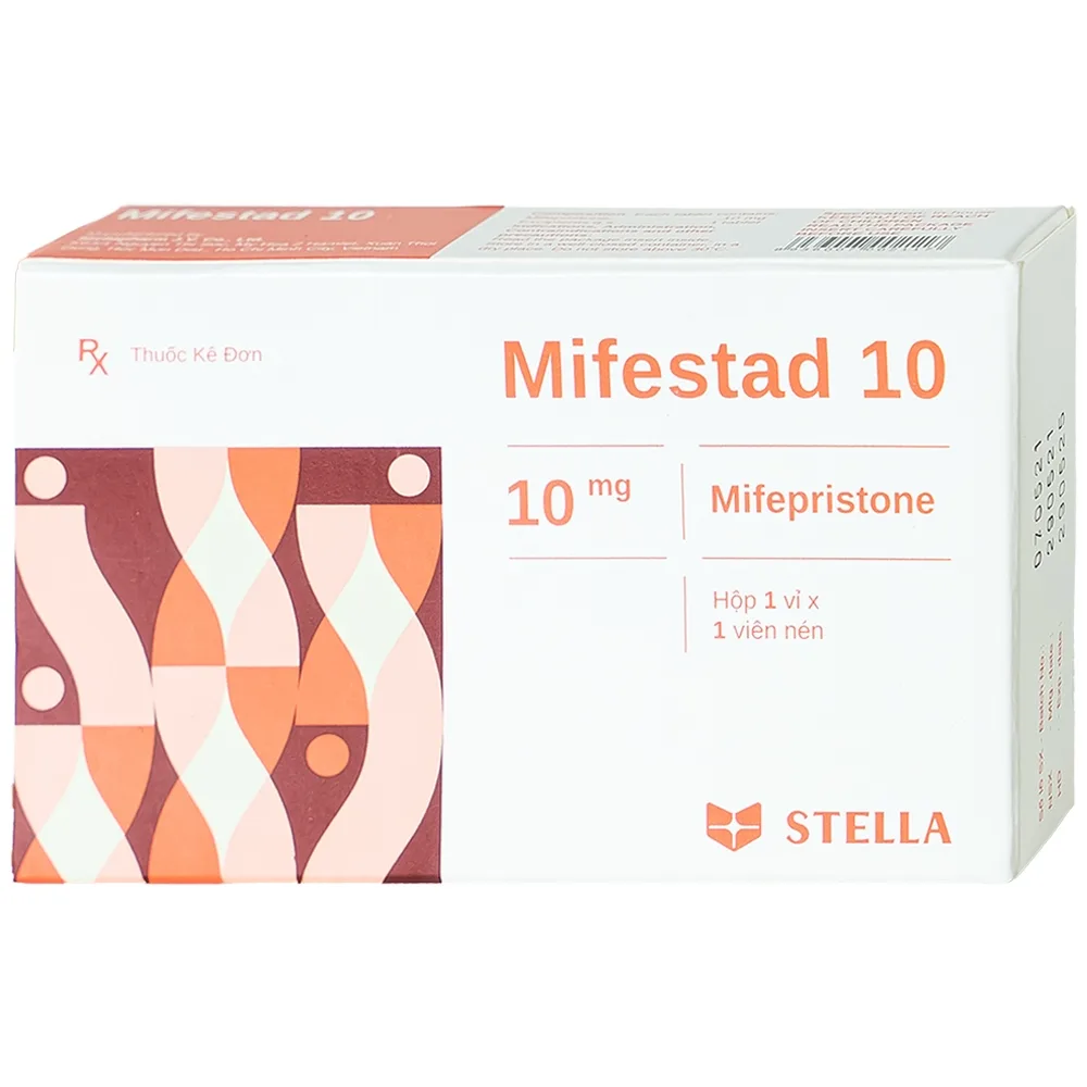Hình ảnh Thuốc Mifestad 10 Stella điều trị tránh thai khẩn cấp trong 120 giờ sau khi giao hợp (1 viên)