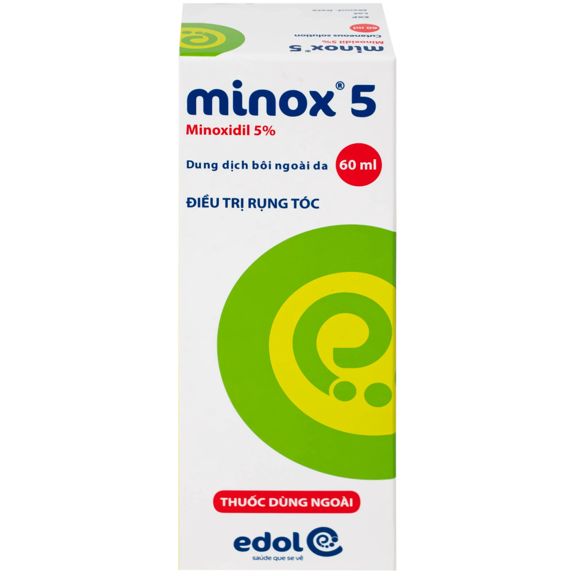 Hình ảnh Thuốc Minox 50mg EDOL điều trị tại chỗ hói đầu và rụng tóc androgenic ở cả nam và nữ 60ml